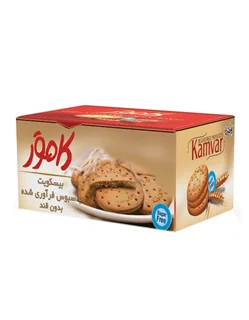 بیسکویت با سبوس فرآوری شده رژیمی کامور 220 گرم
