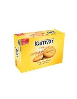 بیسکوئیت یولاف رژیمی با آرد جودوسر کامور 450 گرم